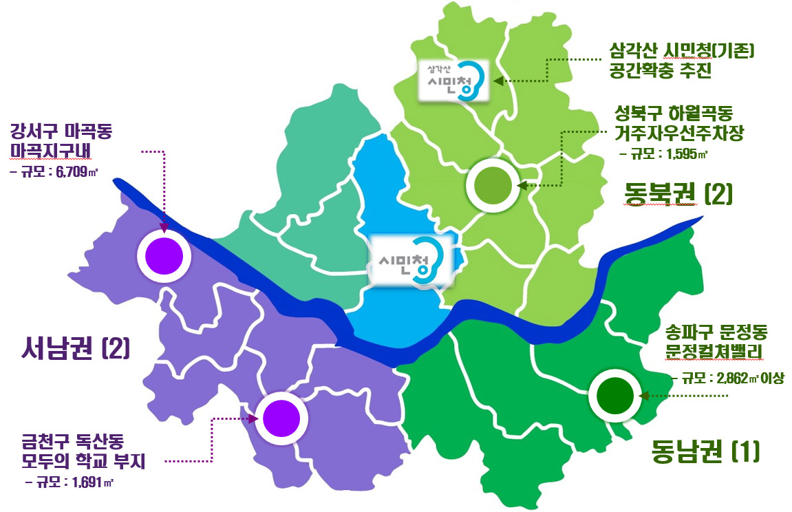 You are currently viewing 서울시, 소통, 문화허브 `시민청` 지역속으로…권역별시민청 4개소 추가조성