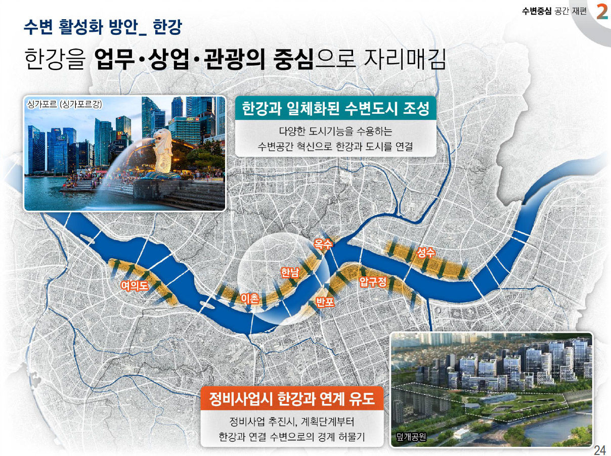 You are currently viewing 서울시, 한강변을 국제적인 수변공간으로 탈바꿈하기 위한 공간구상 추진
