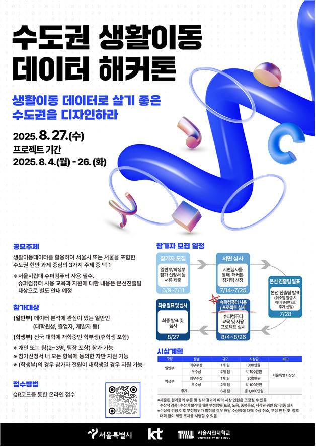 Read more about the article 서울시, 슈퍼컴퓨터 활용한 ‘데이터 해커톤’으로 도시문제 해결 나선다